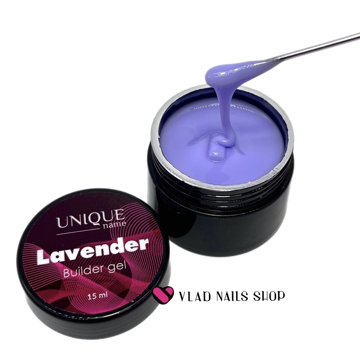Гель UNIQUE моделирующий камуфлирующий Lavender 15мл