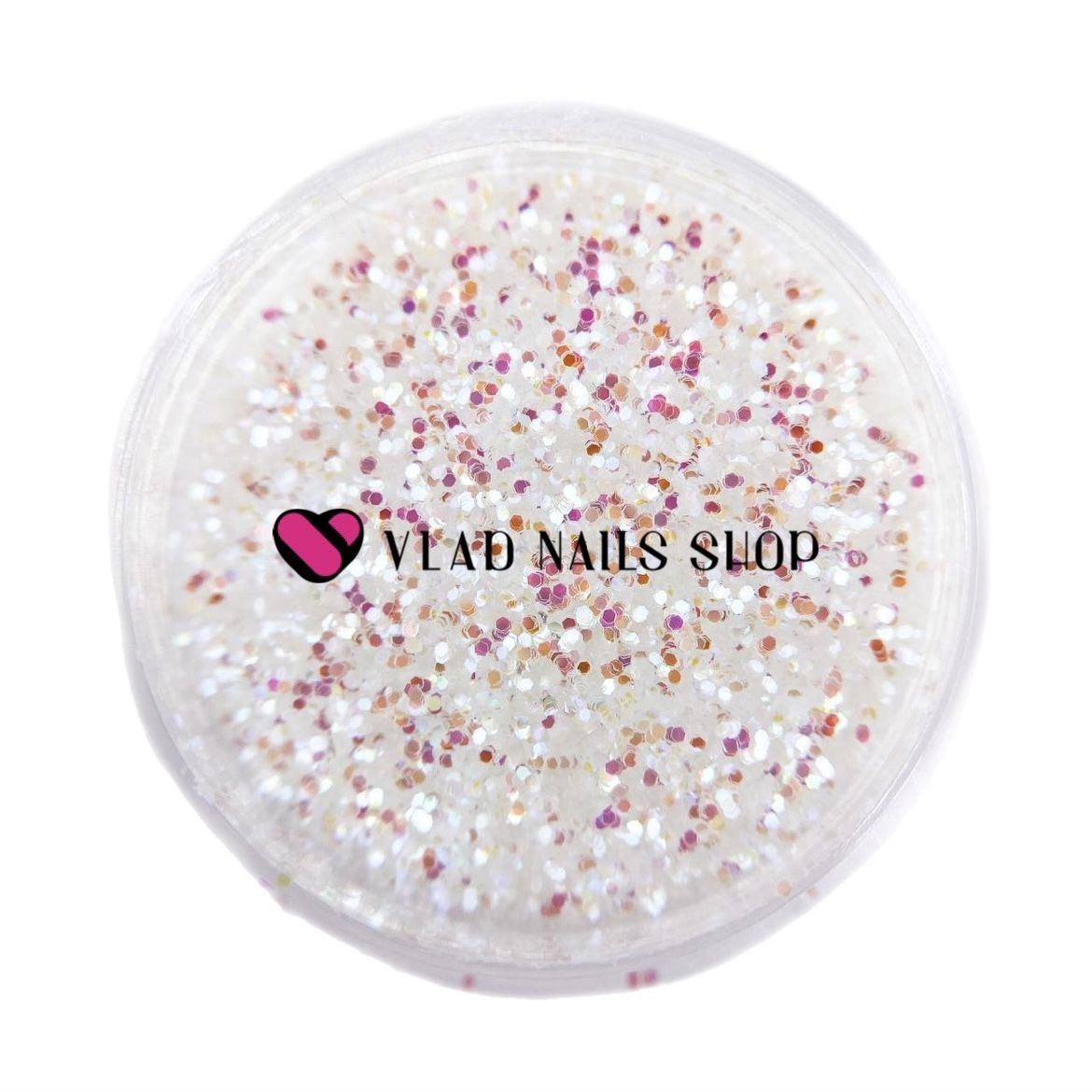 Блестки IVA NAILS Радужные пайетки №2 в баночке  