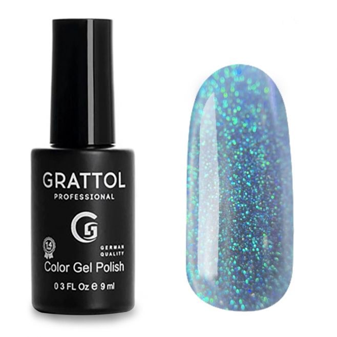 Гель-лак   GRATTOL  Opal Azure 9ml