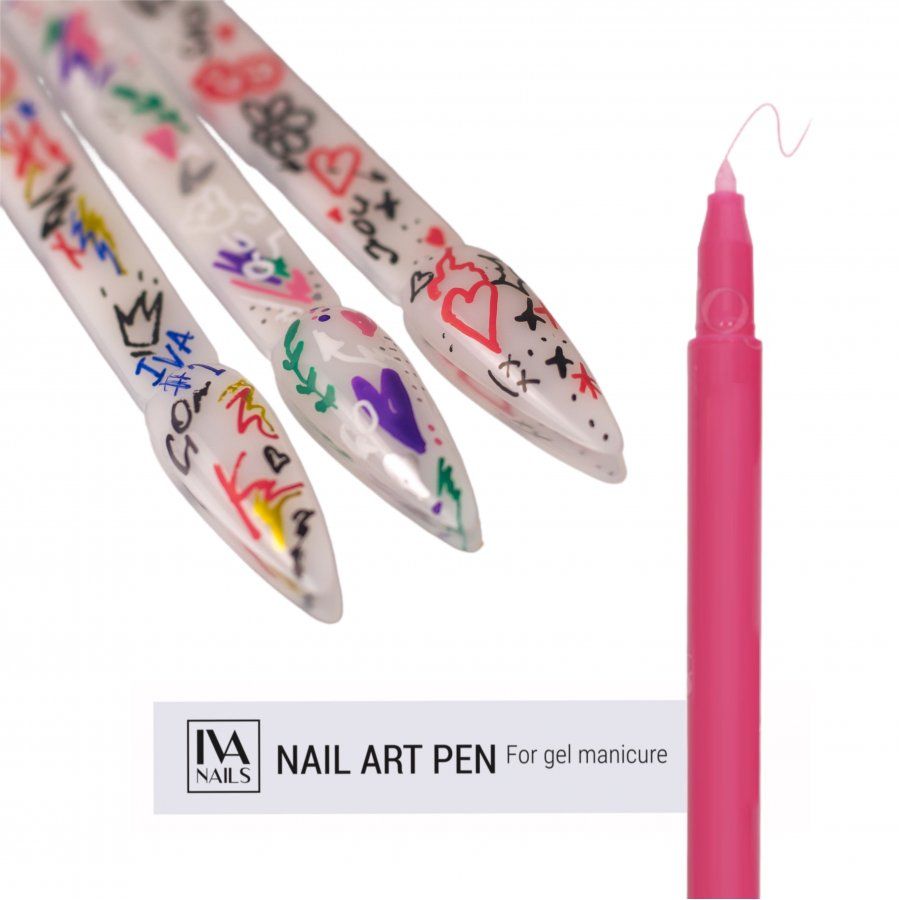 Акриловый фломастер IVA NAILS №05 Pink