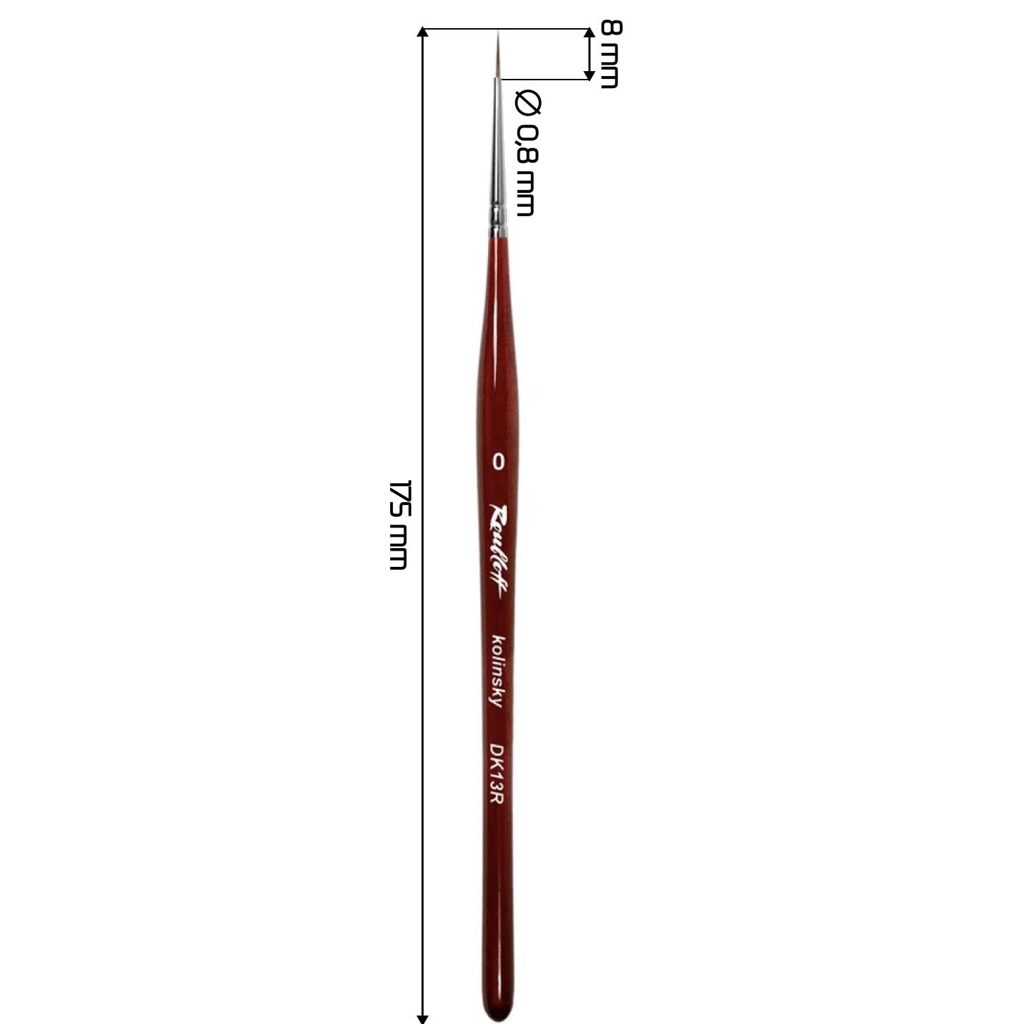 Кисть Roubloff   DK13R  Колонок круглая №0