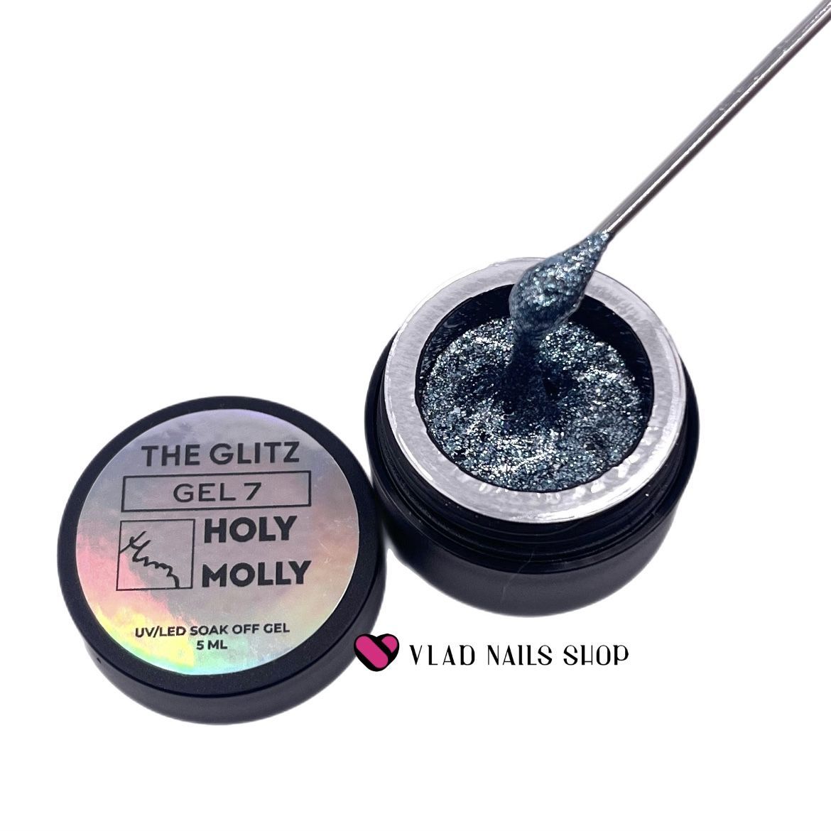 Гель-краска HOLY MOLLY The Glitz №7 5г 