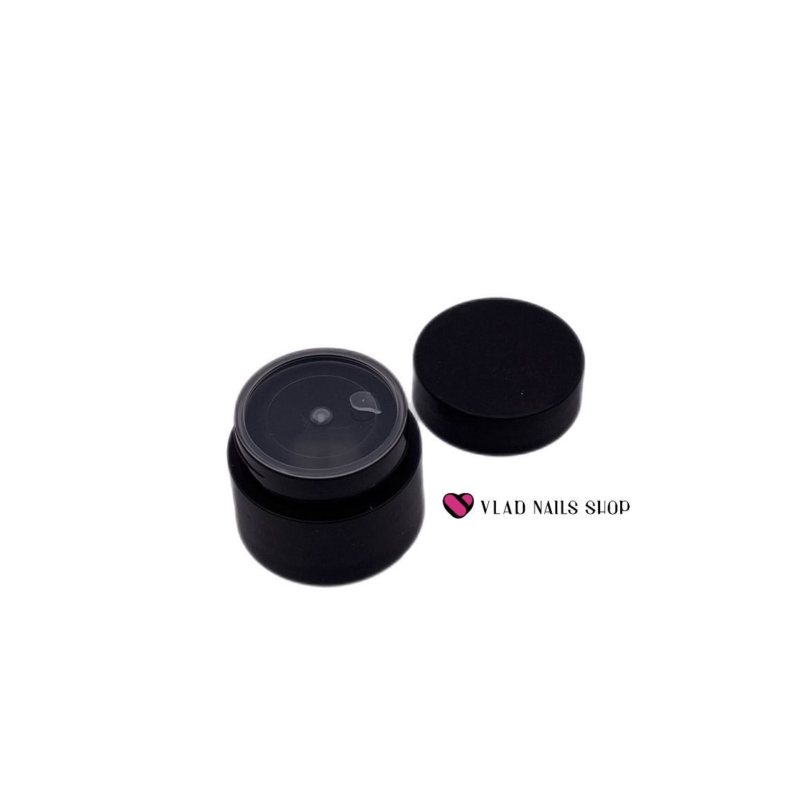 Баночка косметическая чёрная 7ml  