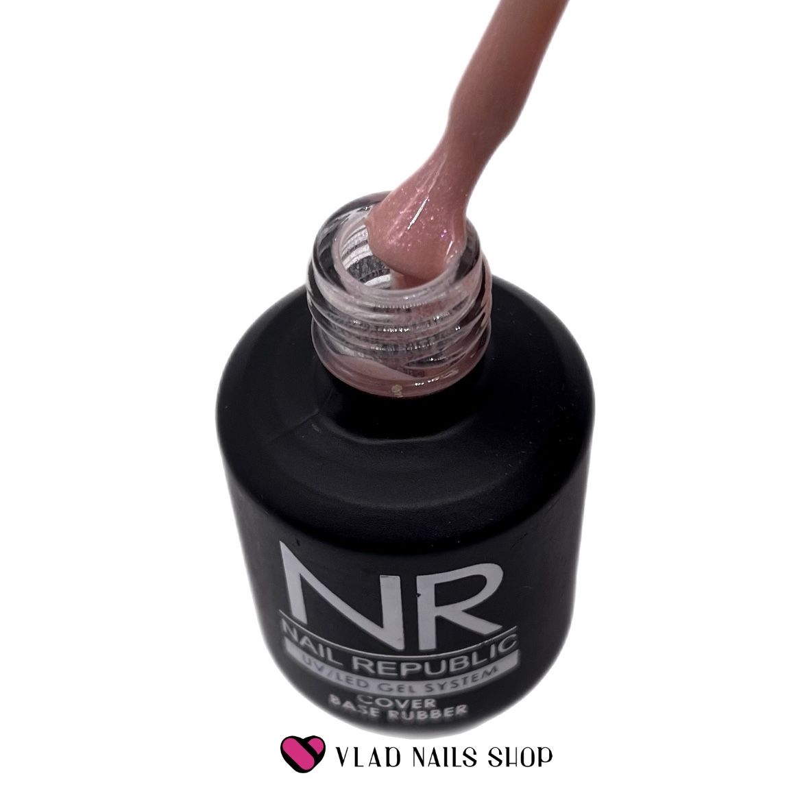 База  NAIL REPUBLIC камуфлирующее покрытие с шиммером №015 15мл 