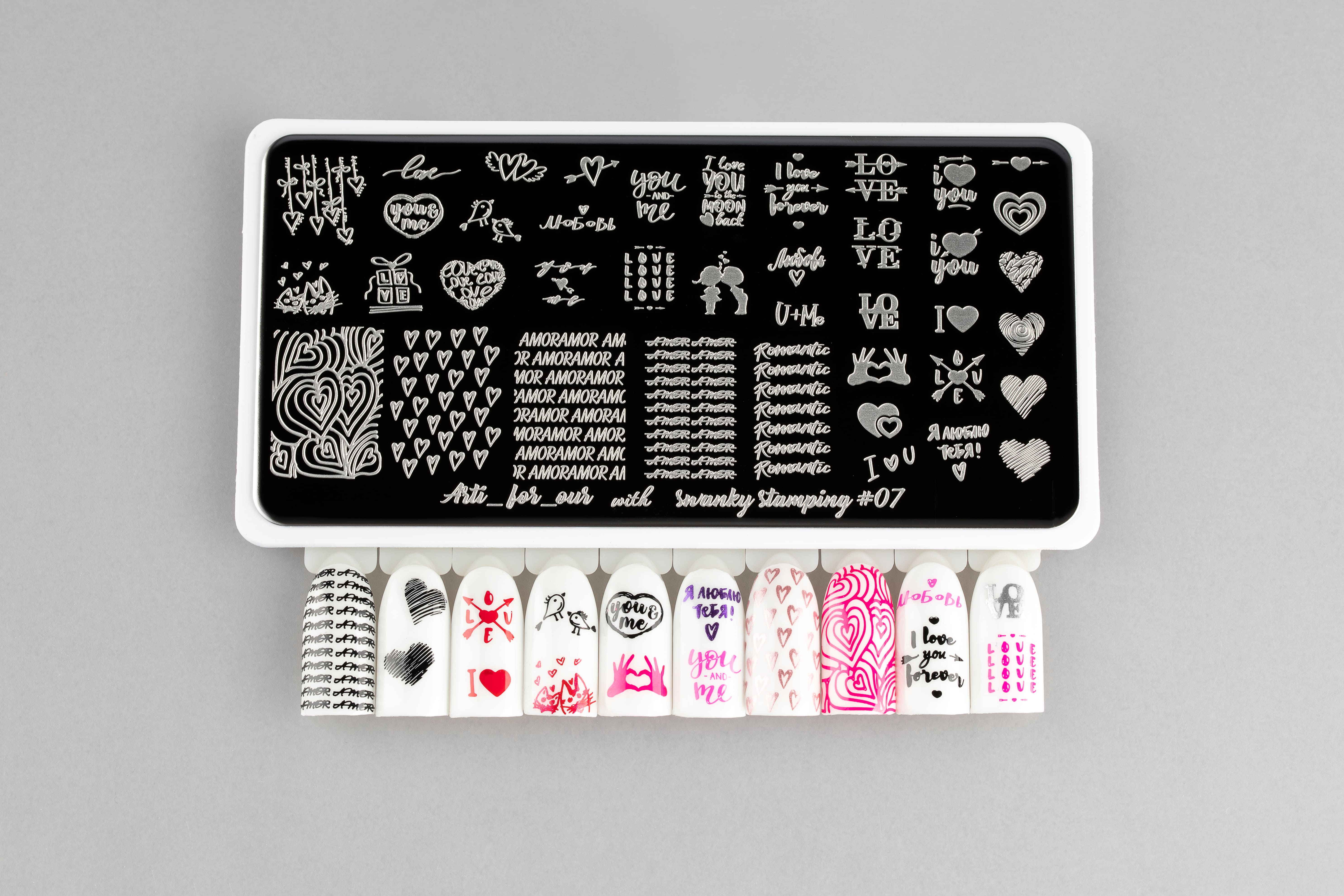 Пластина для стемпинга SWANKY STAMPING with Arti for you №007