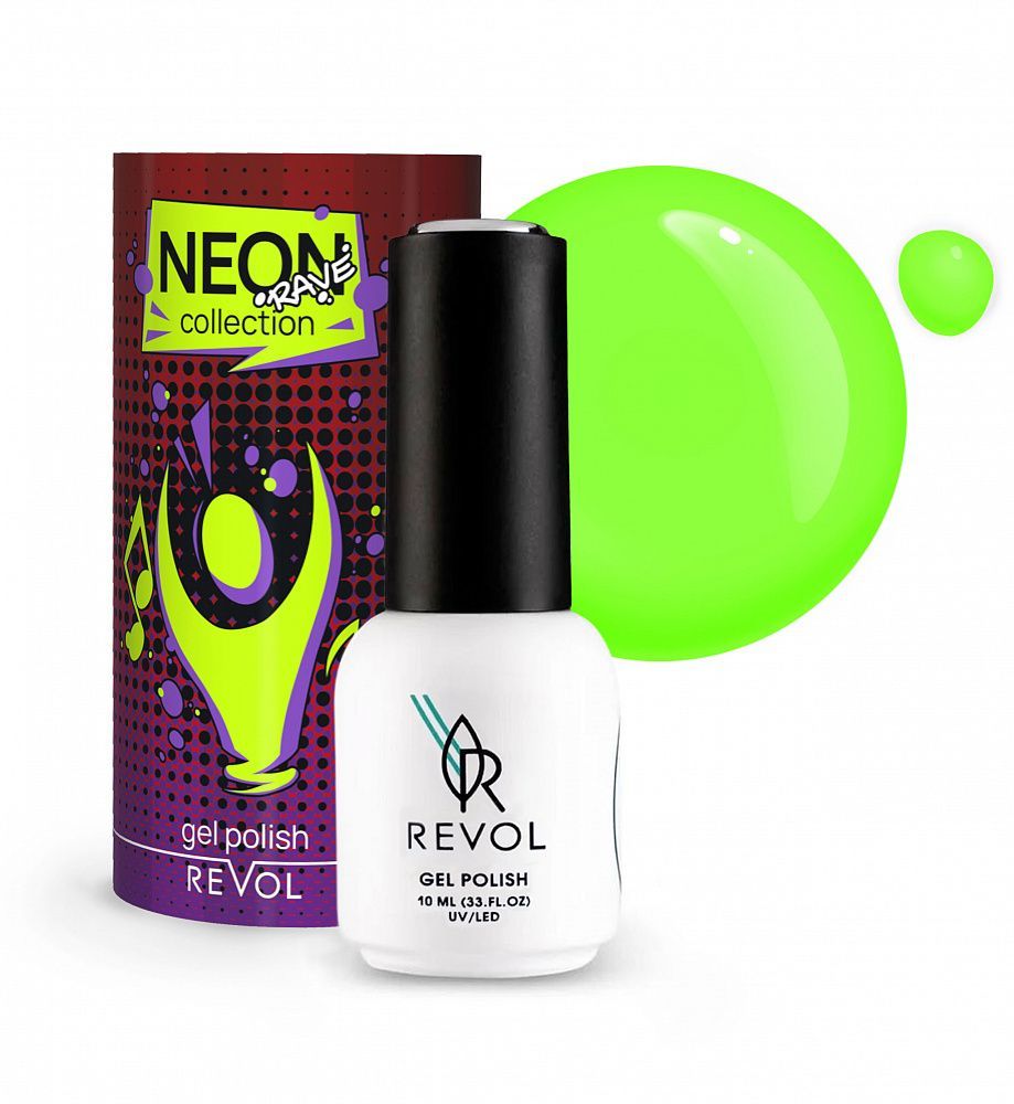 Гель-лак REVOL Neon Rave №1 Dance On Air 10мл