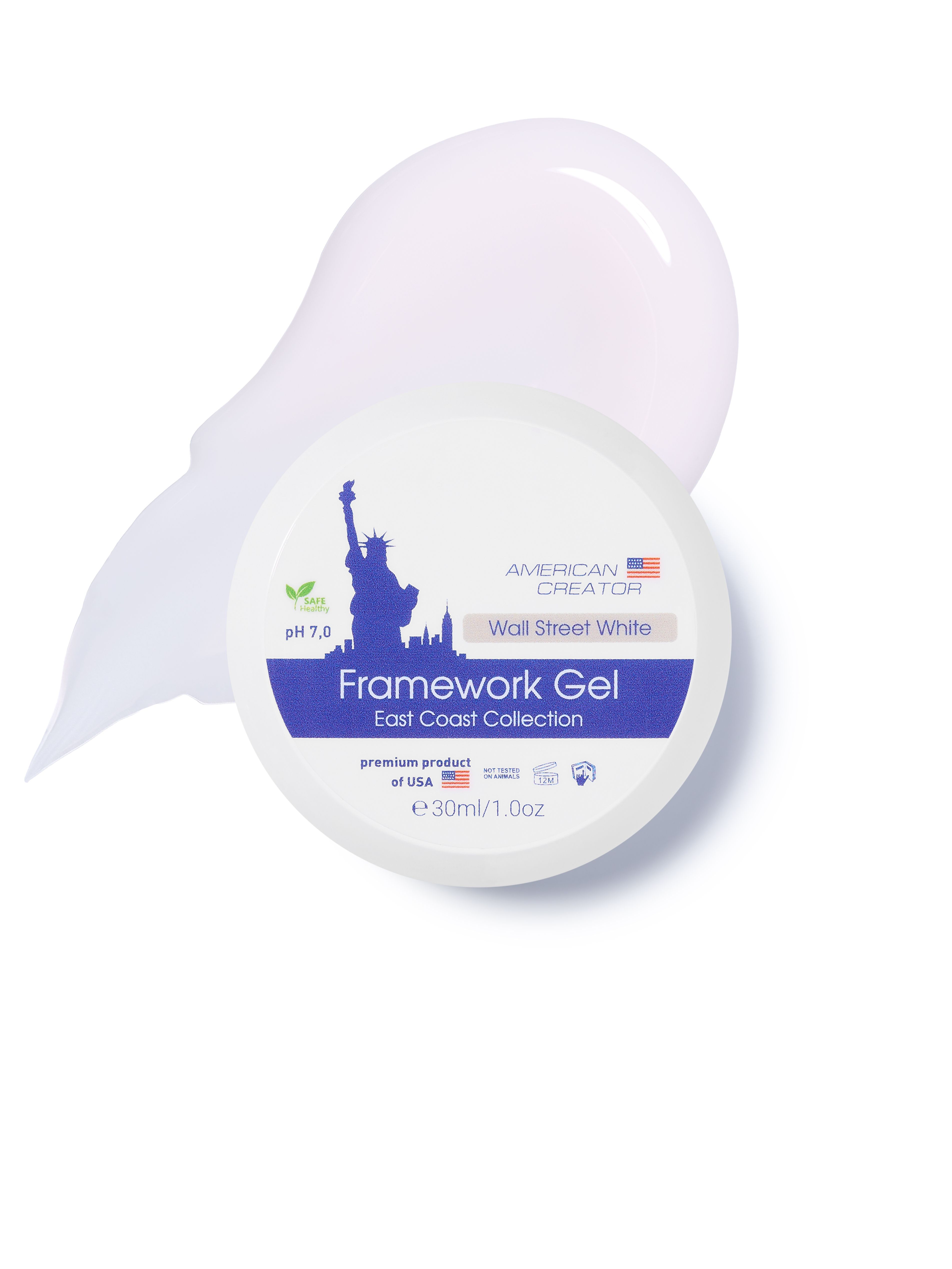 Гель AMERICAN CREATOR Framework Gel East Coast Collection Wall Street White 30мл