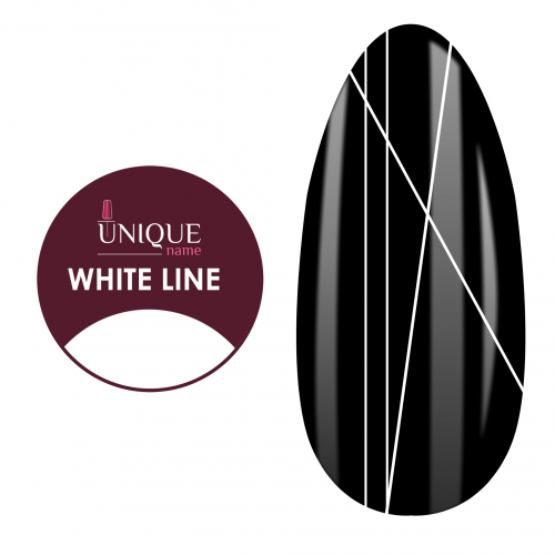 Гель-краска UNIQUE White Line белая 5г   