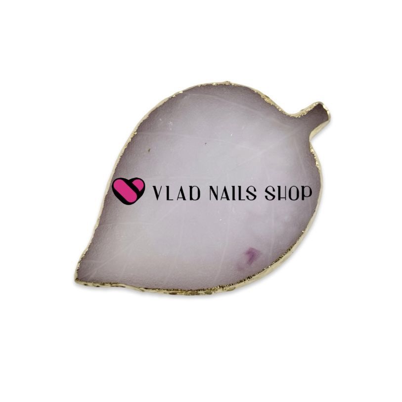 Палитра для смешивания красок в форме листка в ассортименте  