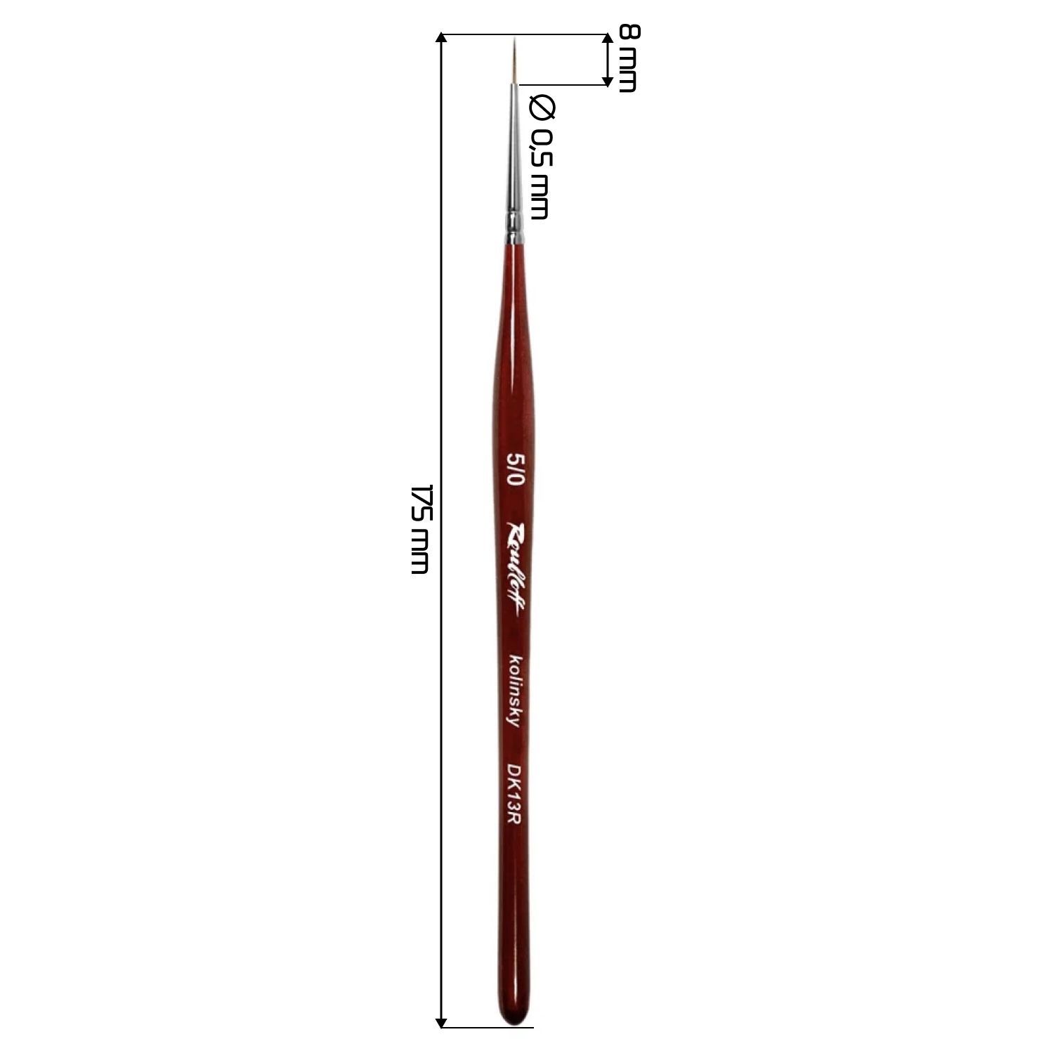 Кисть Roubloff   DK13R  Колонок круглая №5/0