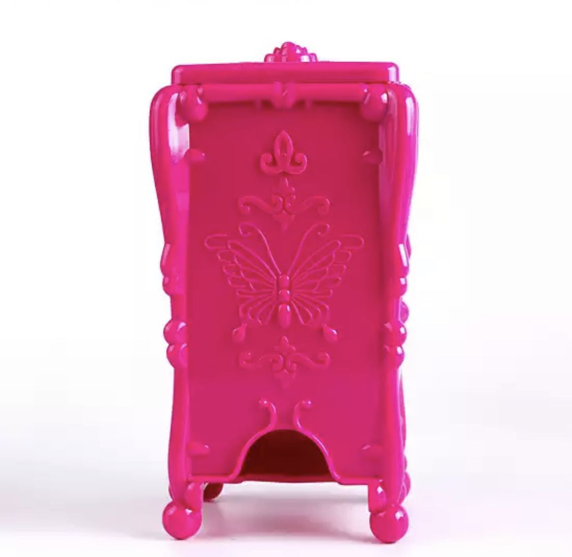 Подставка "Бабочка" для безворсовых салфеток  ярко-розовый   