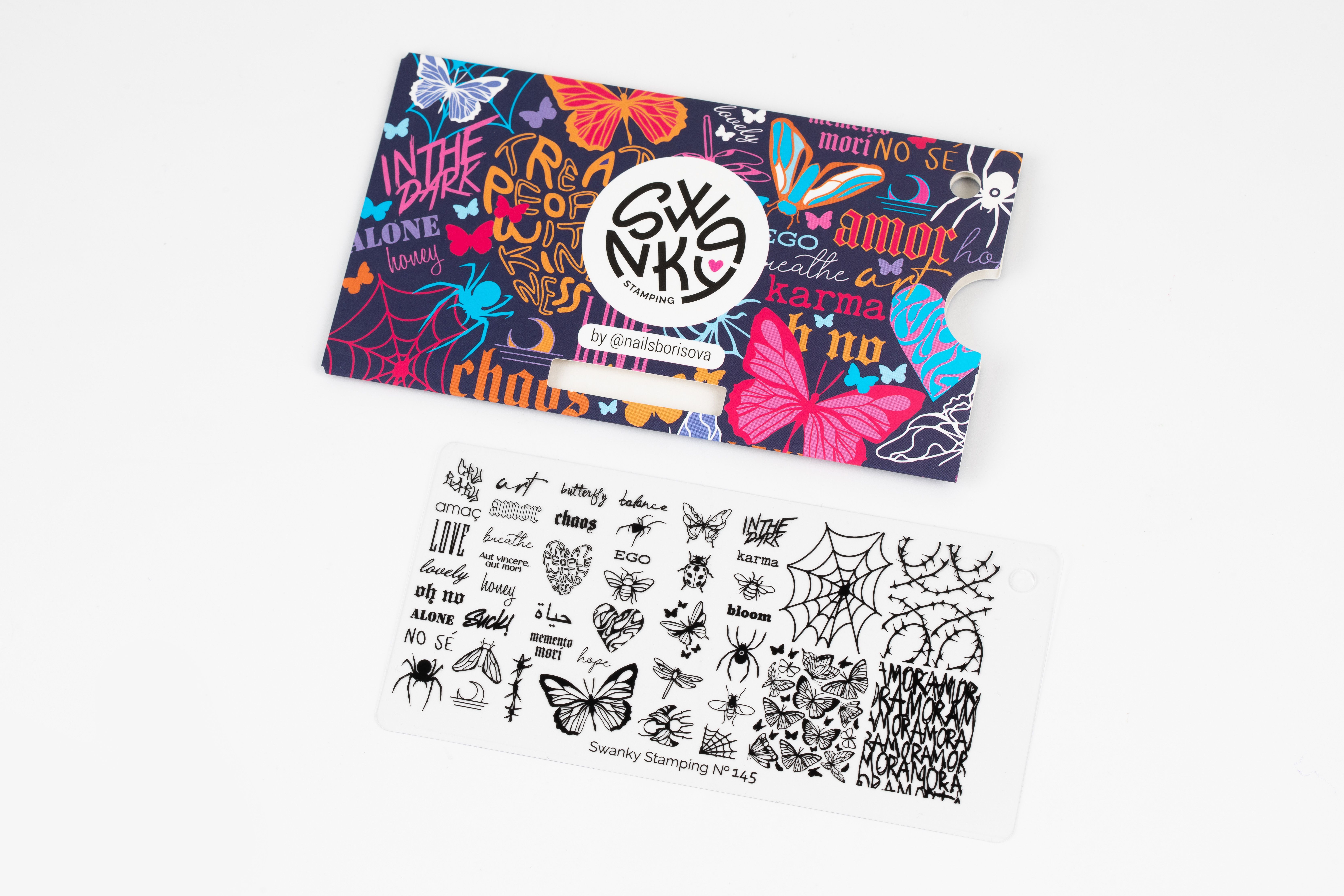 Пластина для стемпинга SWANKY STAMPING №145