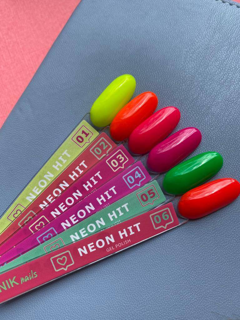 Гель-лак NIK NAILS  Neon Hit №01 8мл