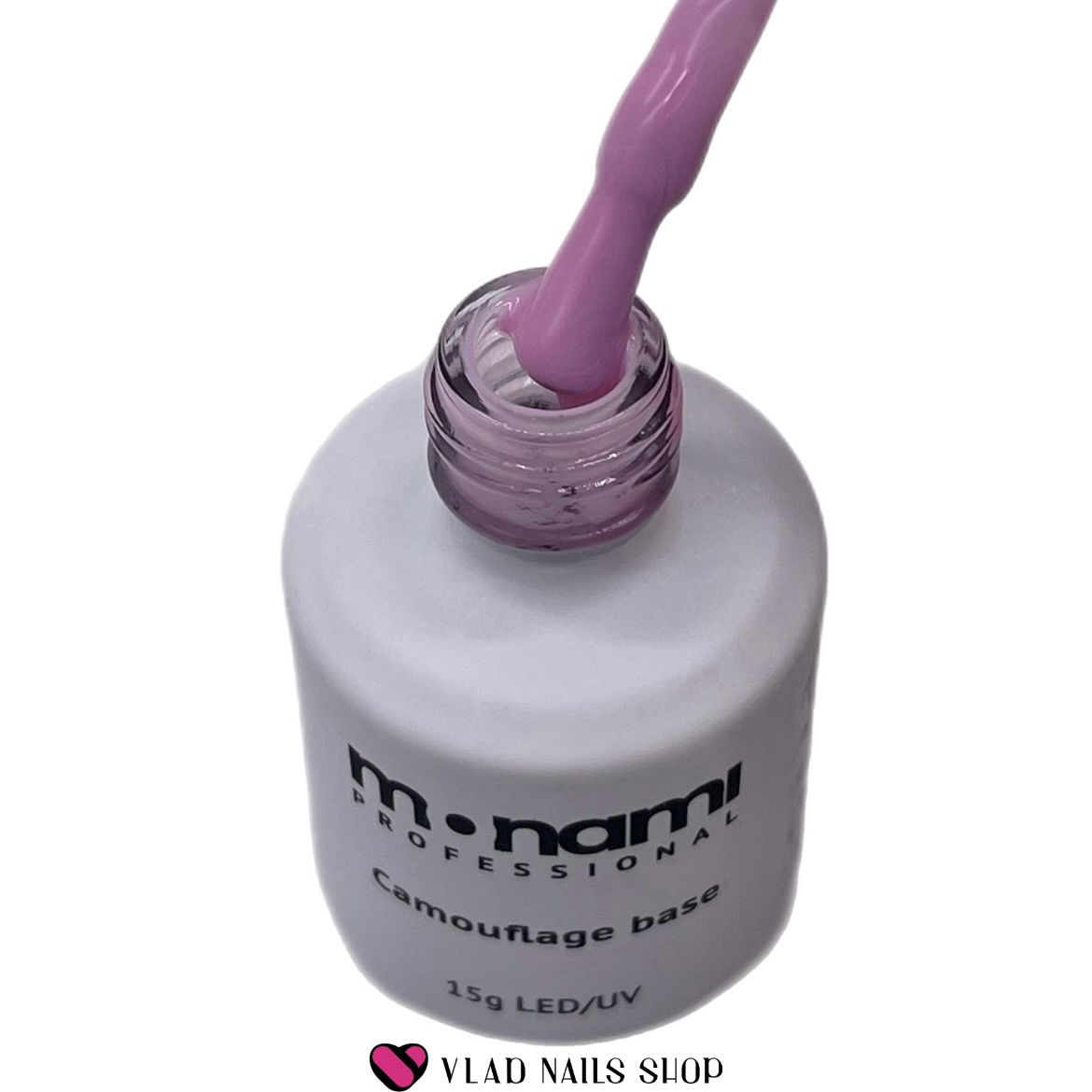 База MONAMI камуфлирующая Rubber Base Rose 15мл
