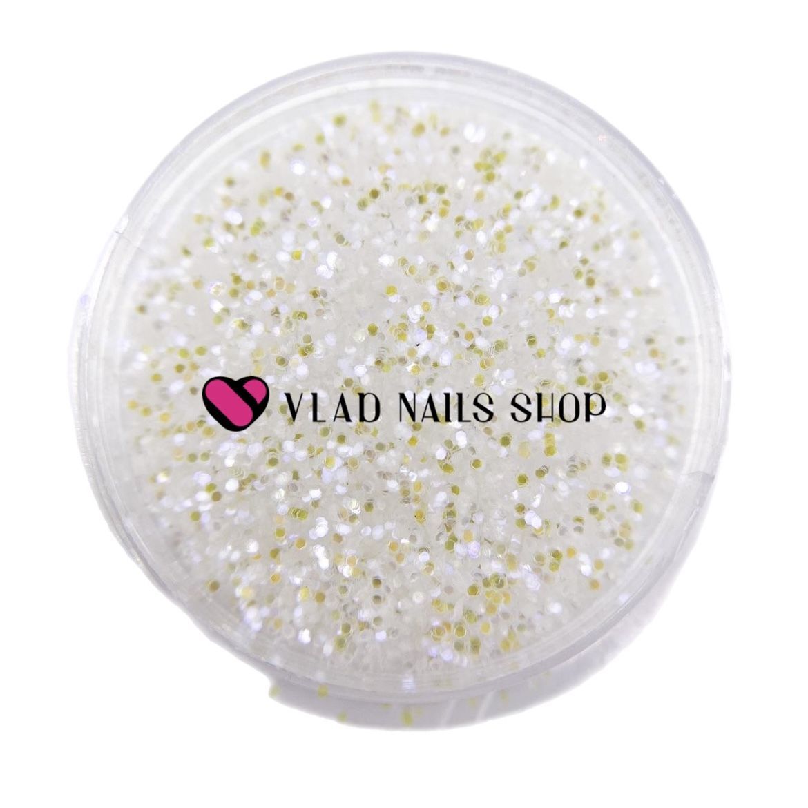 Блестки IVA NAILS Радужные пайетки №1 в баночке  