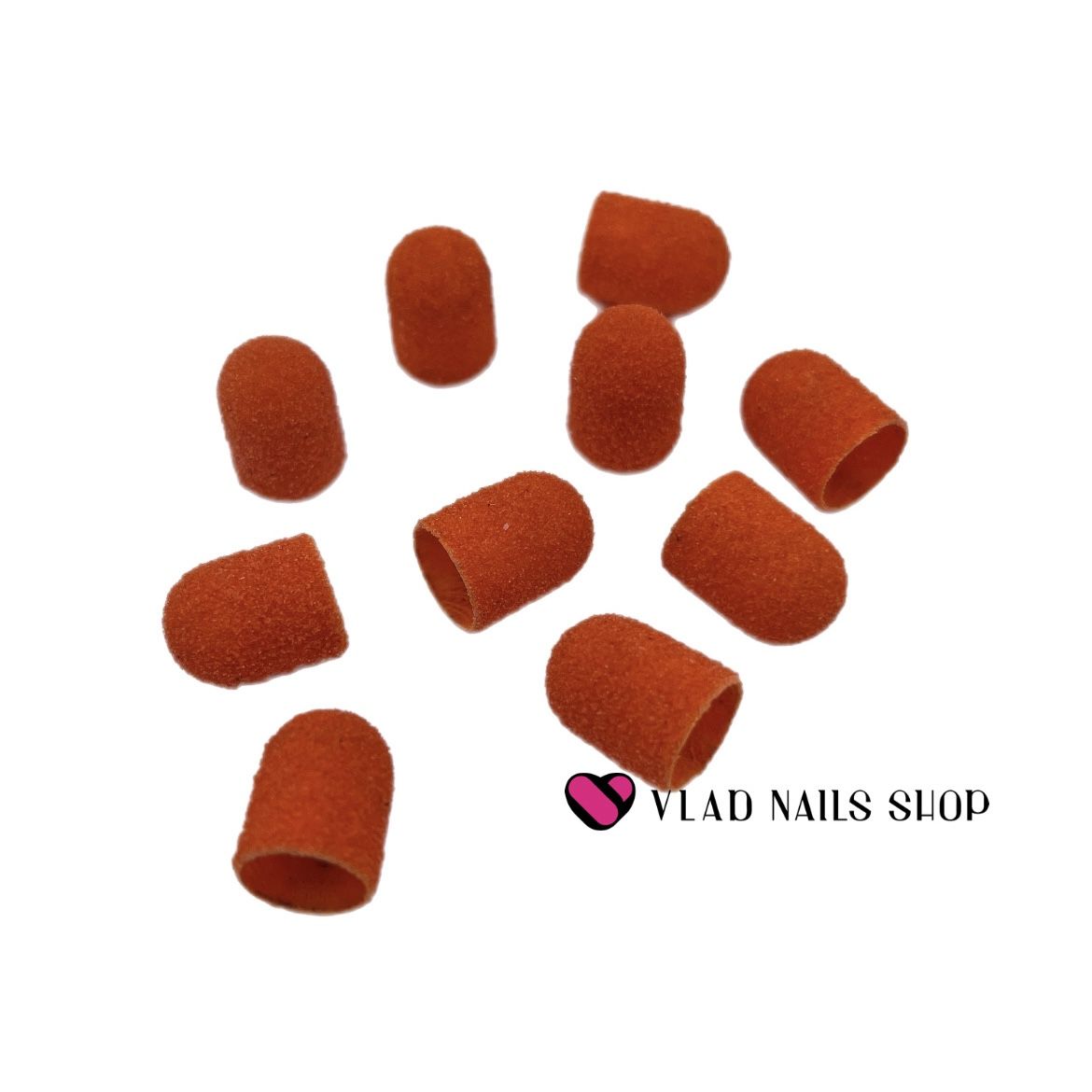 Колпачки Lukas  10mm  (80 грит) coarse 10 шт