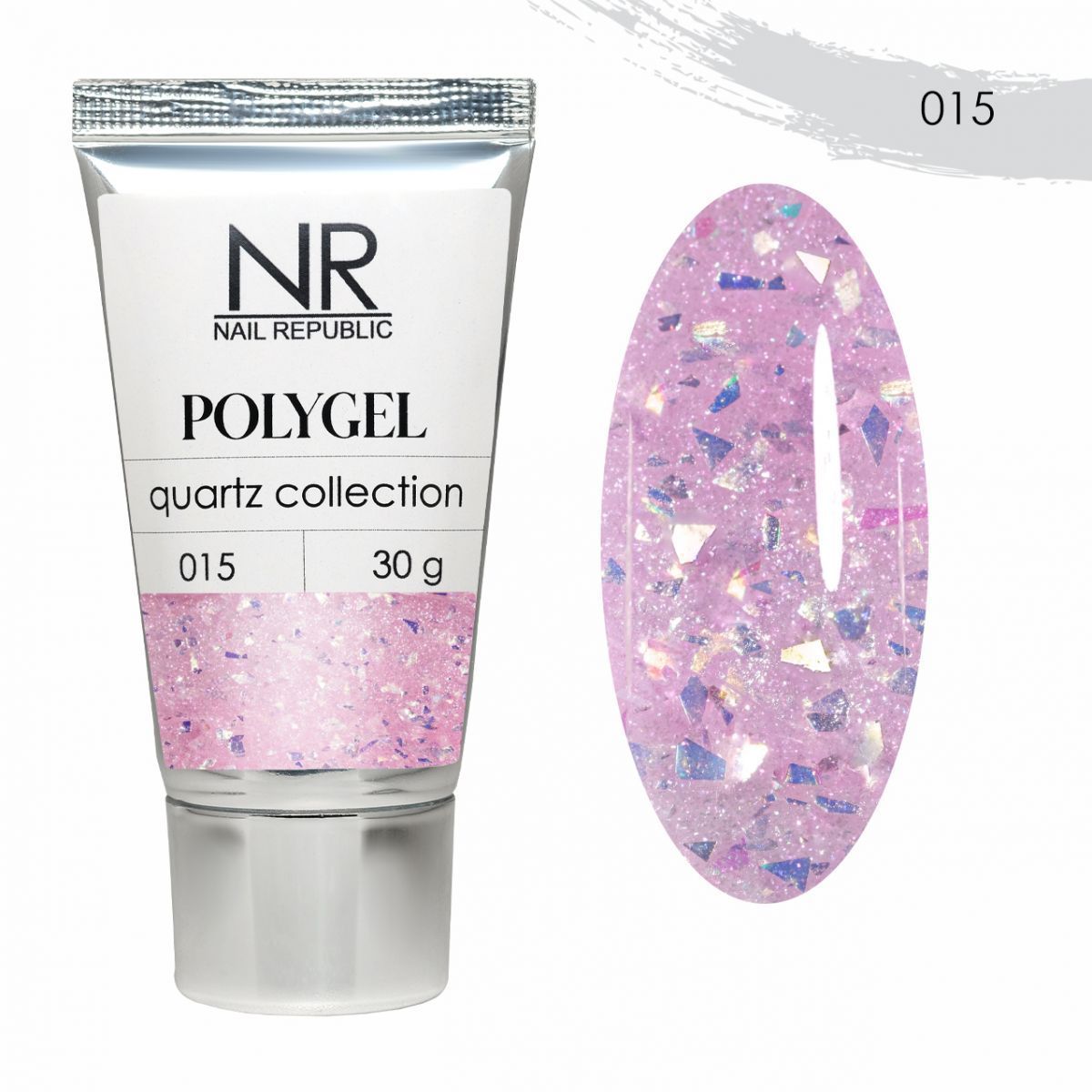 Гель для моделирования Nail Republic Polygel Quartz Collection №015 30гр.