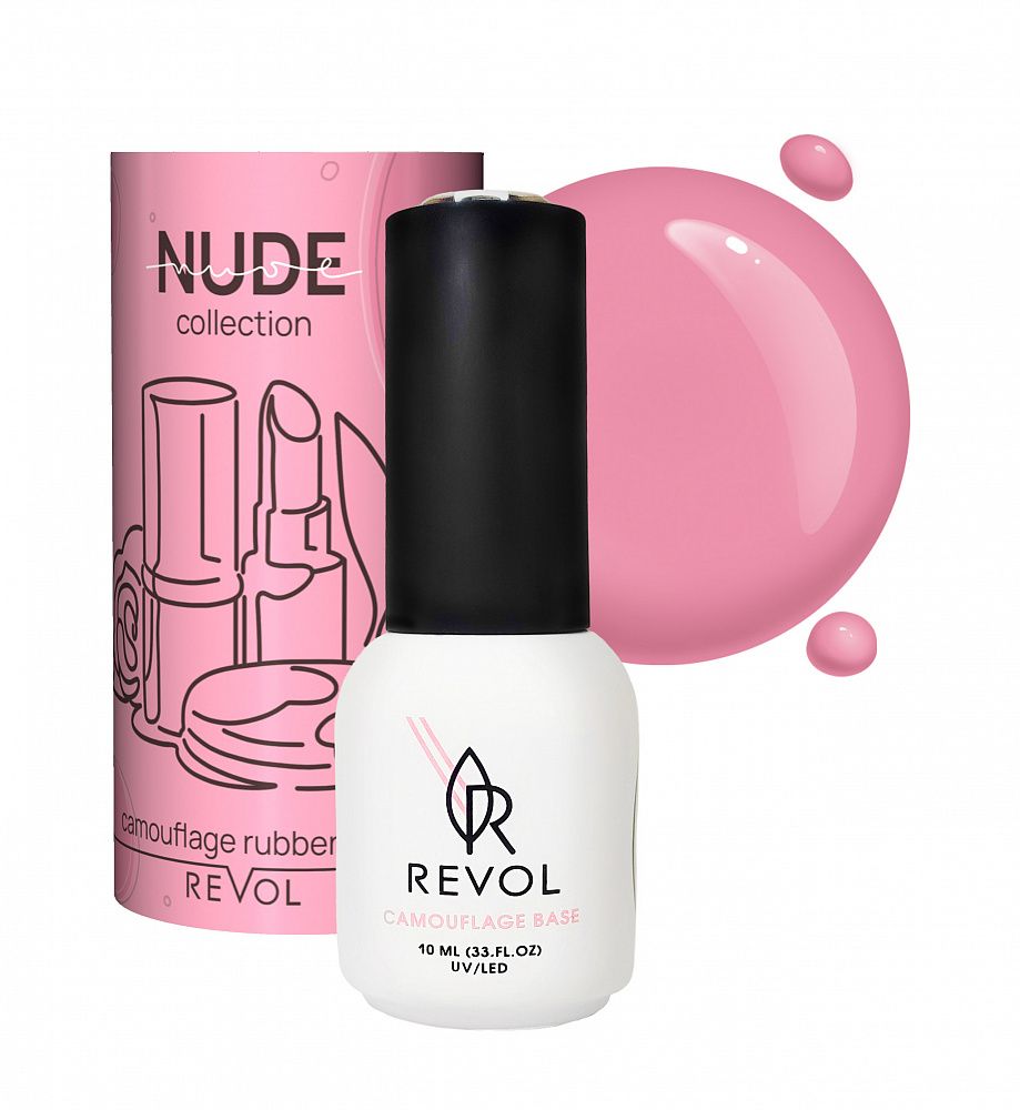 База камуфлирующая REVOL Rubber Base Nude №03 Perfect Color (Идеальный Цвет) 10мл