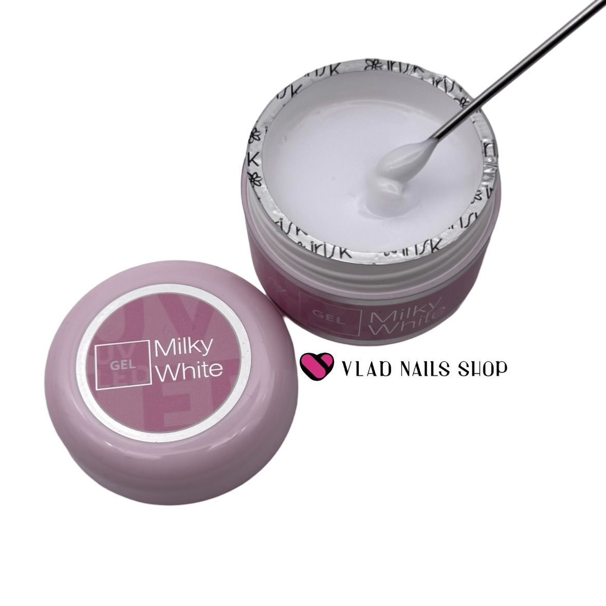 Гель IRISK для моделирования ногтей ABC Limited collection №03 Milky White 50мл