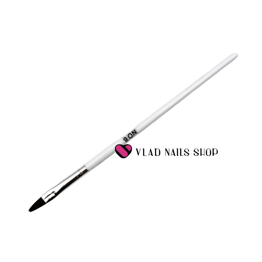 Кисть для акрила NO.6 с белой ручкой 