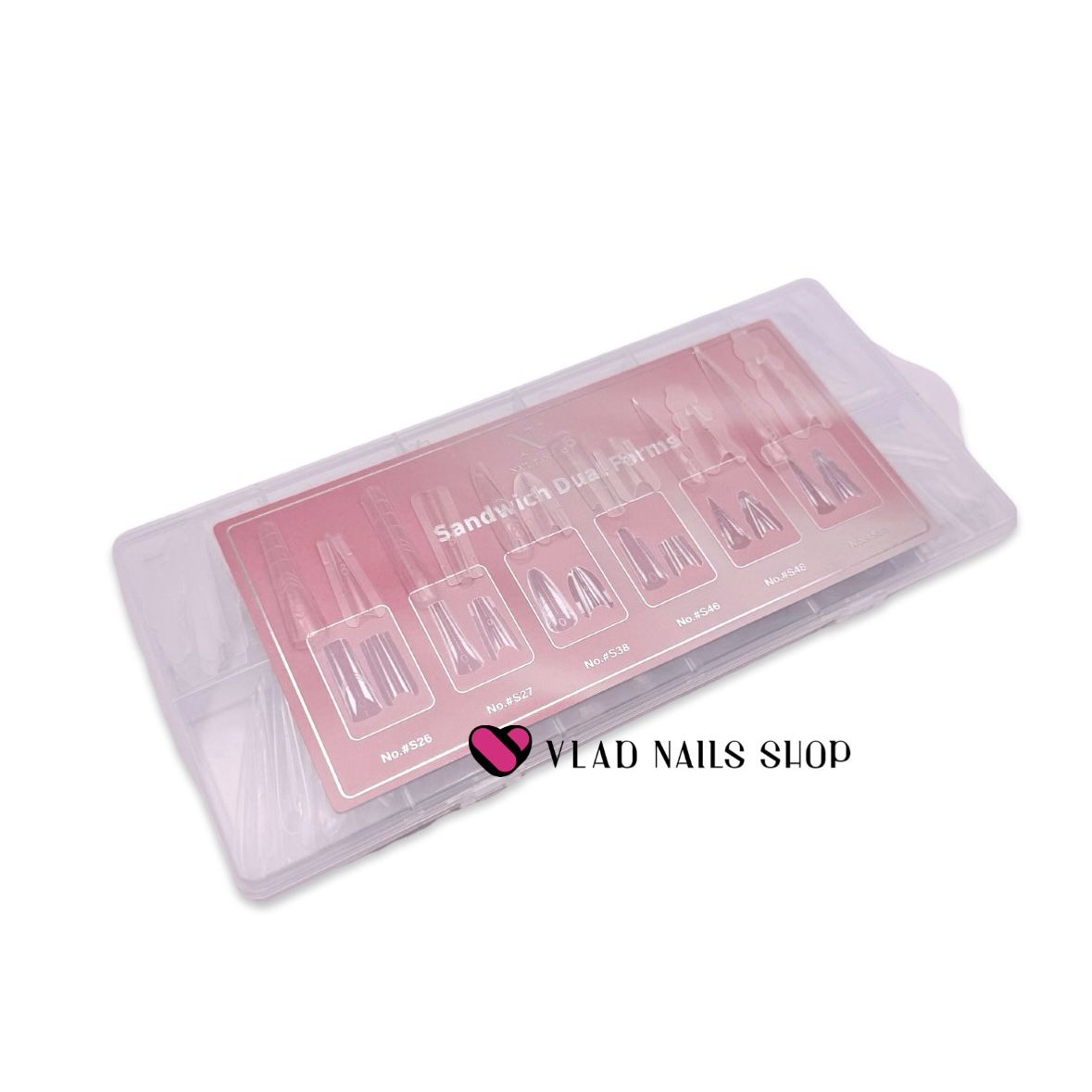 Верхние формы NAIL FANT ASY Sandwich Dual Forms Mix 