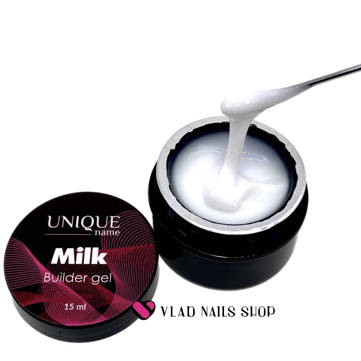 Гель UNIQUE моделирующий камуфлирующий Milk 15мл