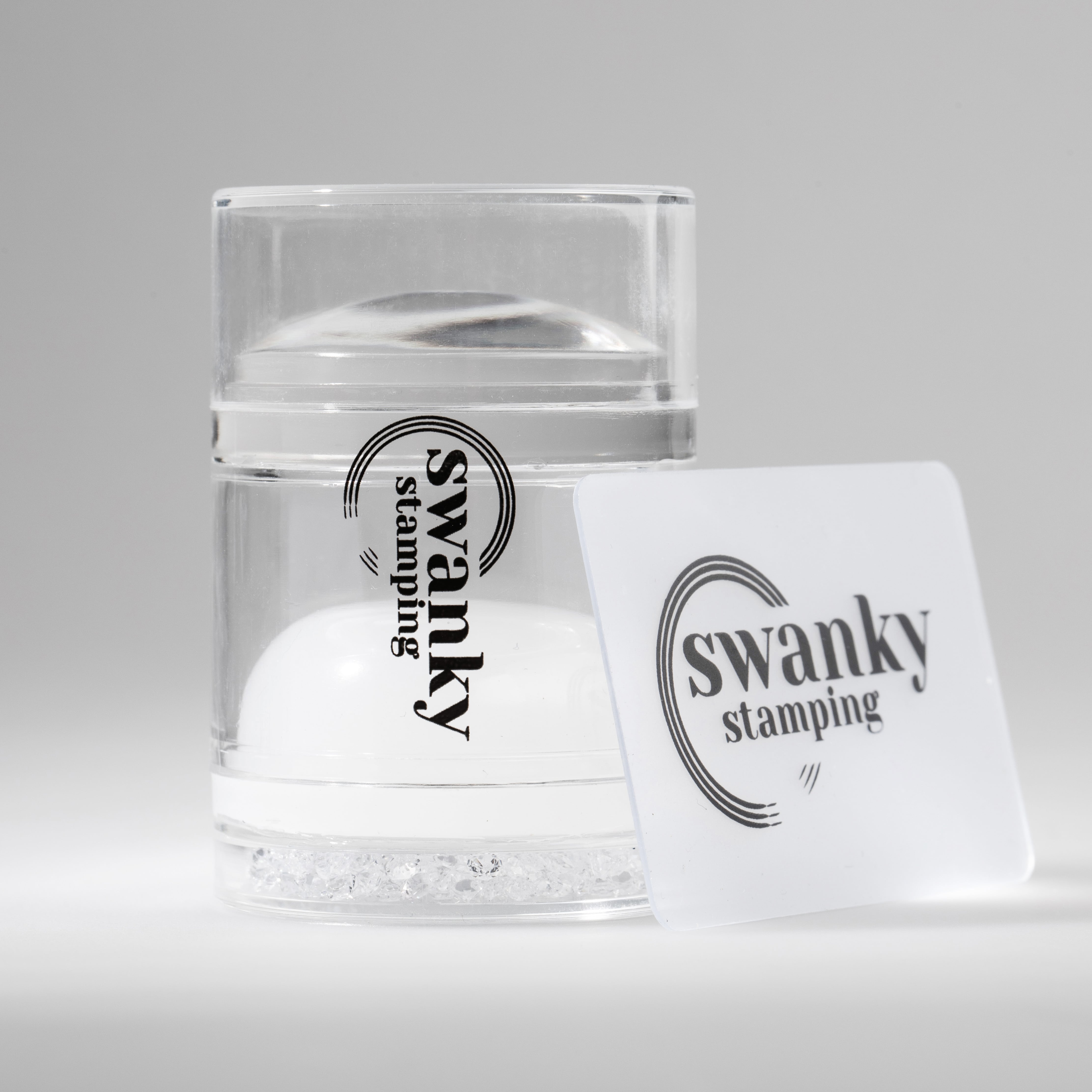 Штамп для стемпинга SWANKY STAMPING прозрачный двойной (диаметр 4.0cm) 