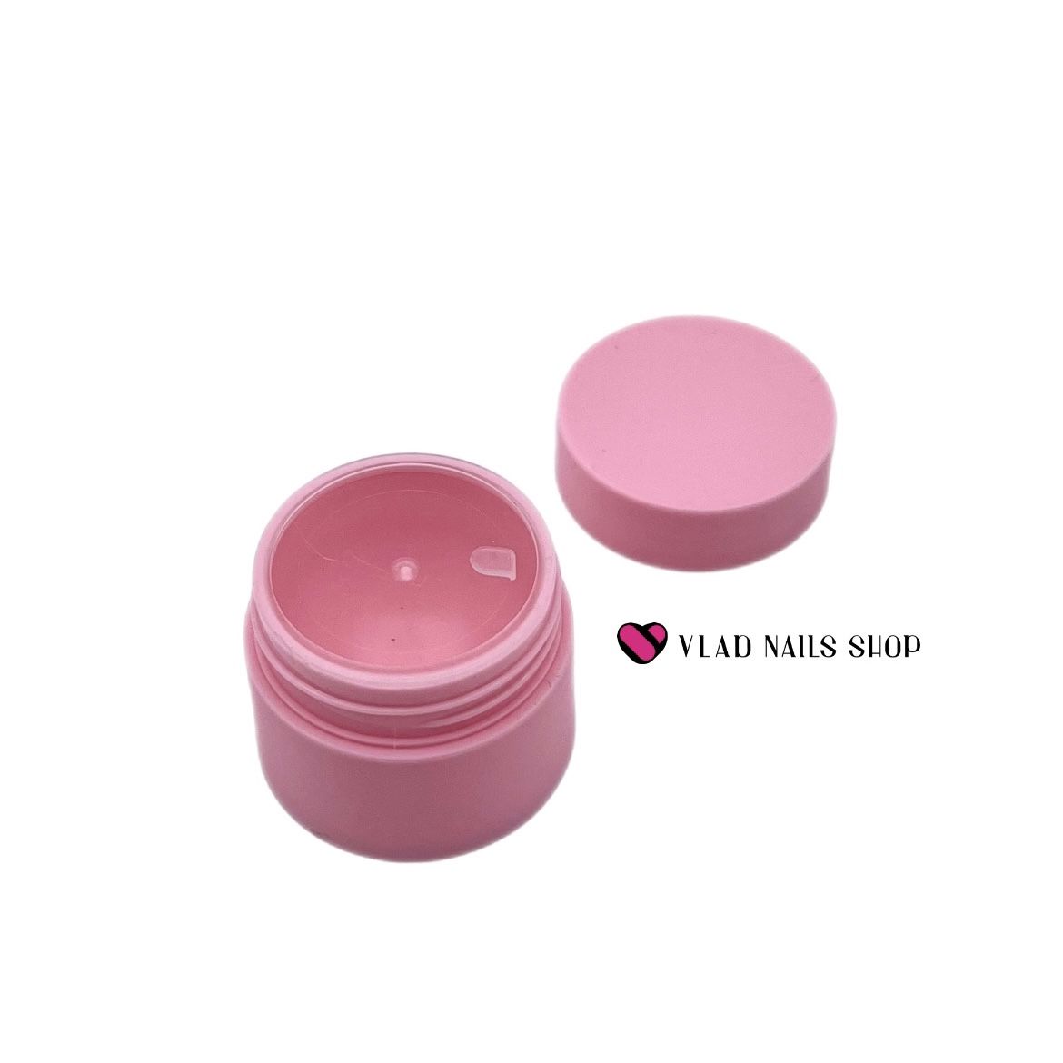 Баночка косметическая розовая 15ml 