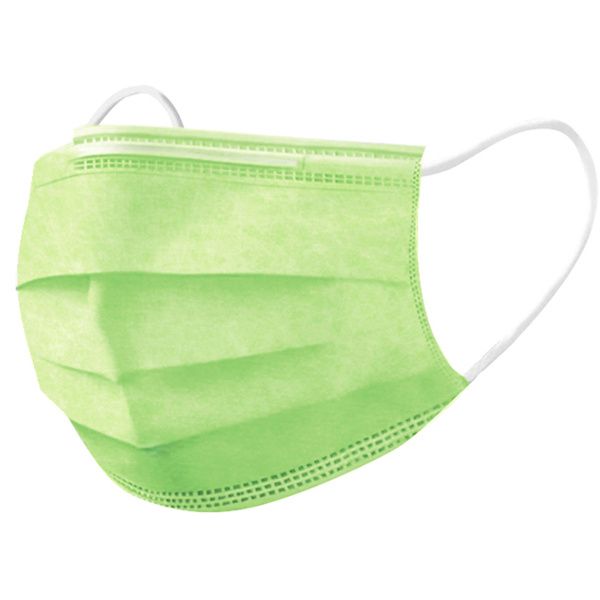 Маска DENTAL FORMULA 3-х слойная зелёная 50 шт в коробке   