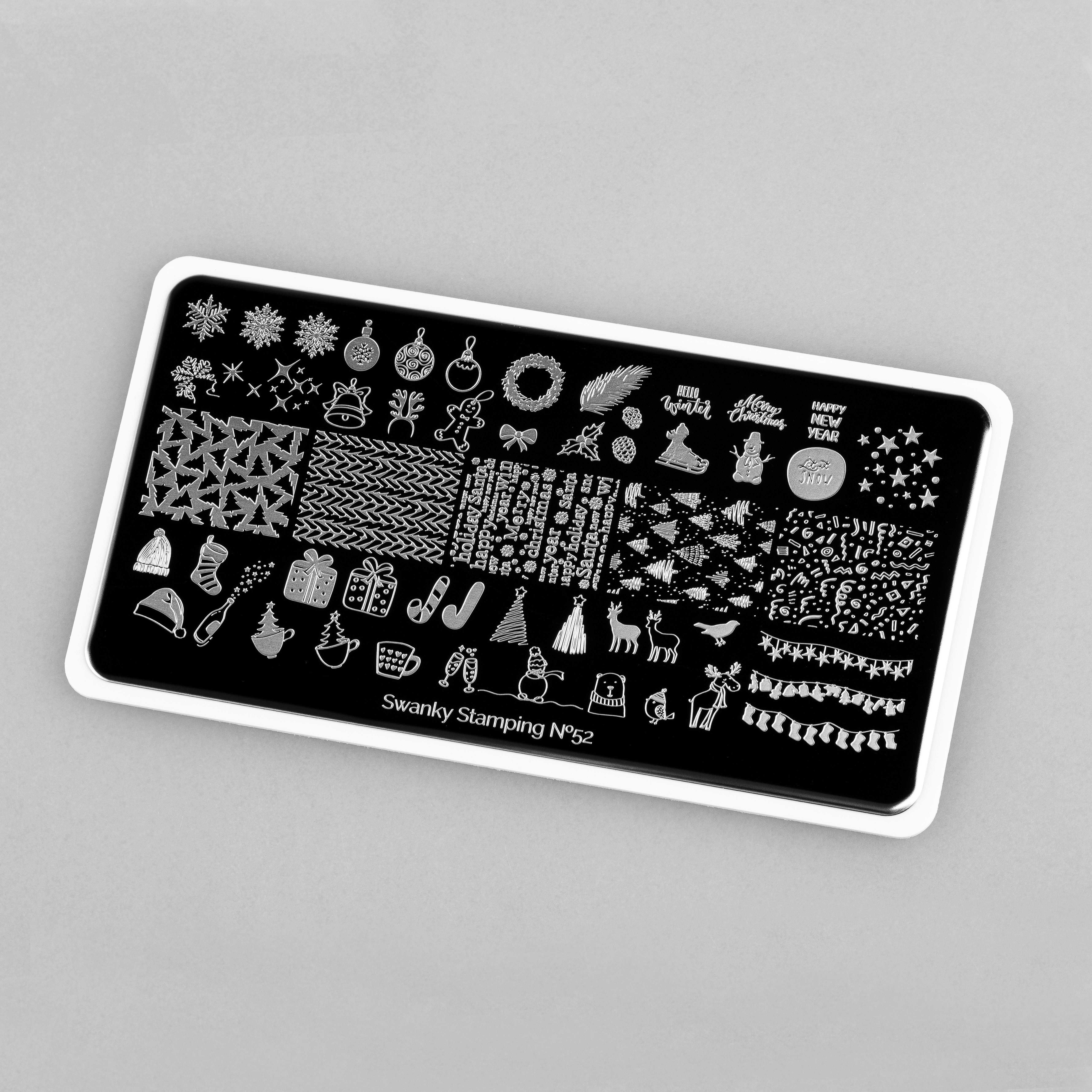 Пластина для стемпинга SWANKY STAMPING №052