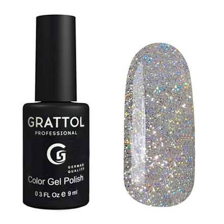 Гель-лак   GRATTOL  Opal Silver 9ml
