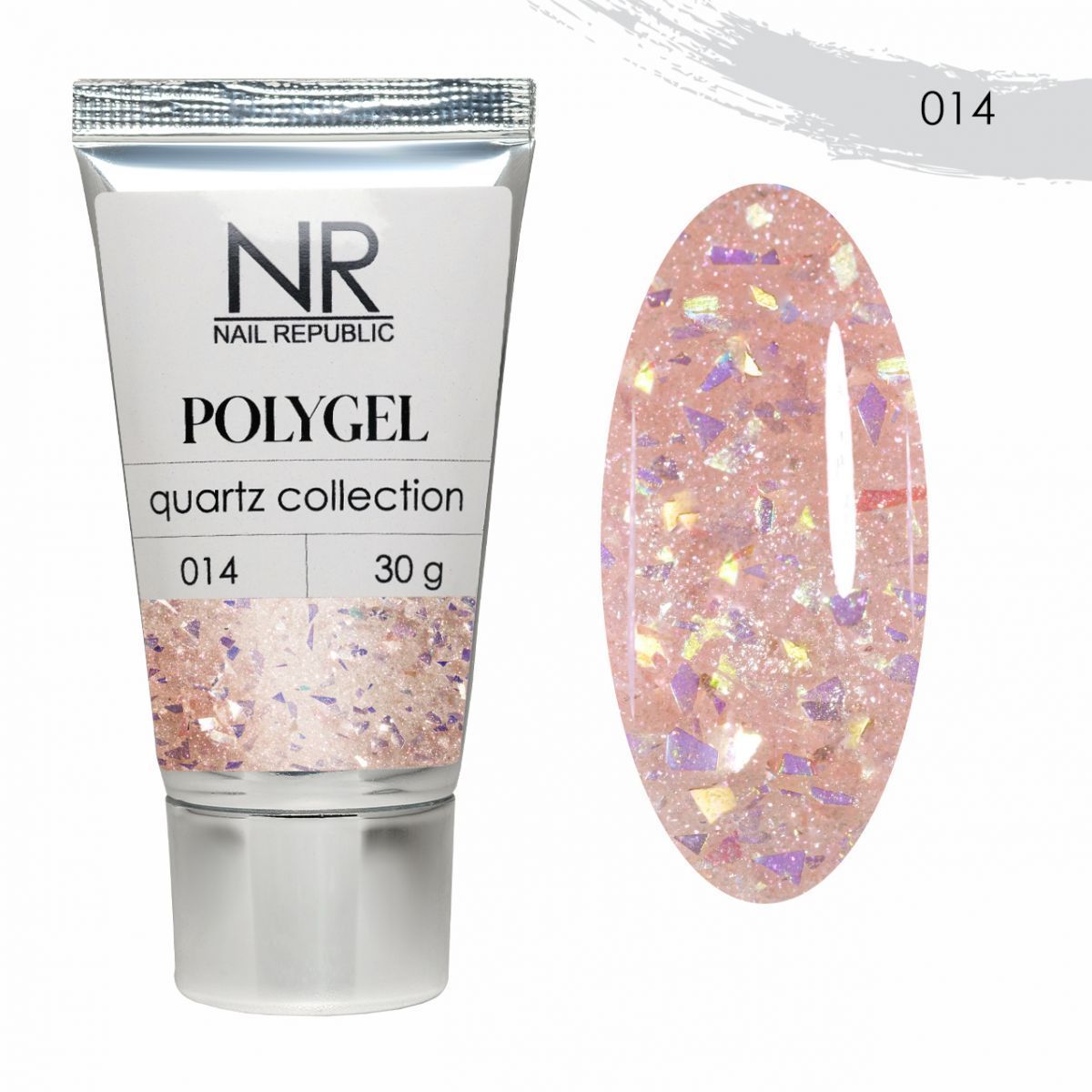 Гель для моделирования Nail Republic Polygel Quartz Collection №014 30гр.
