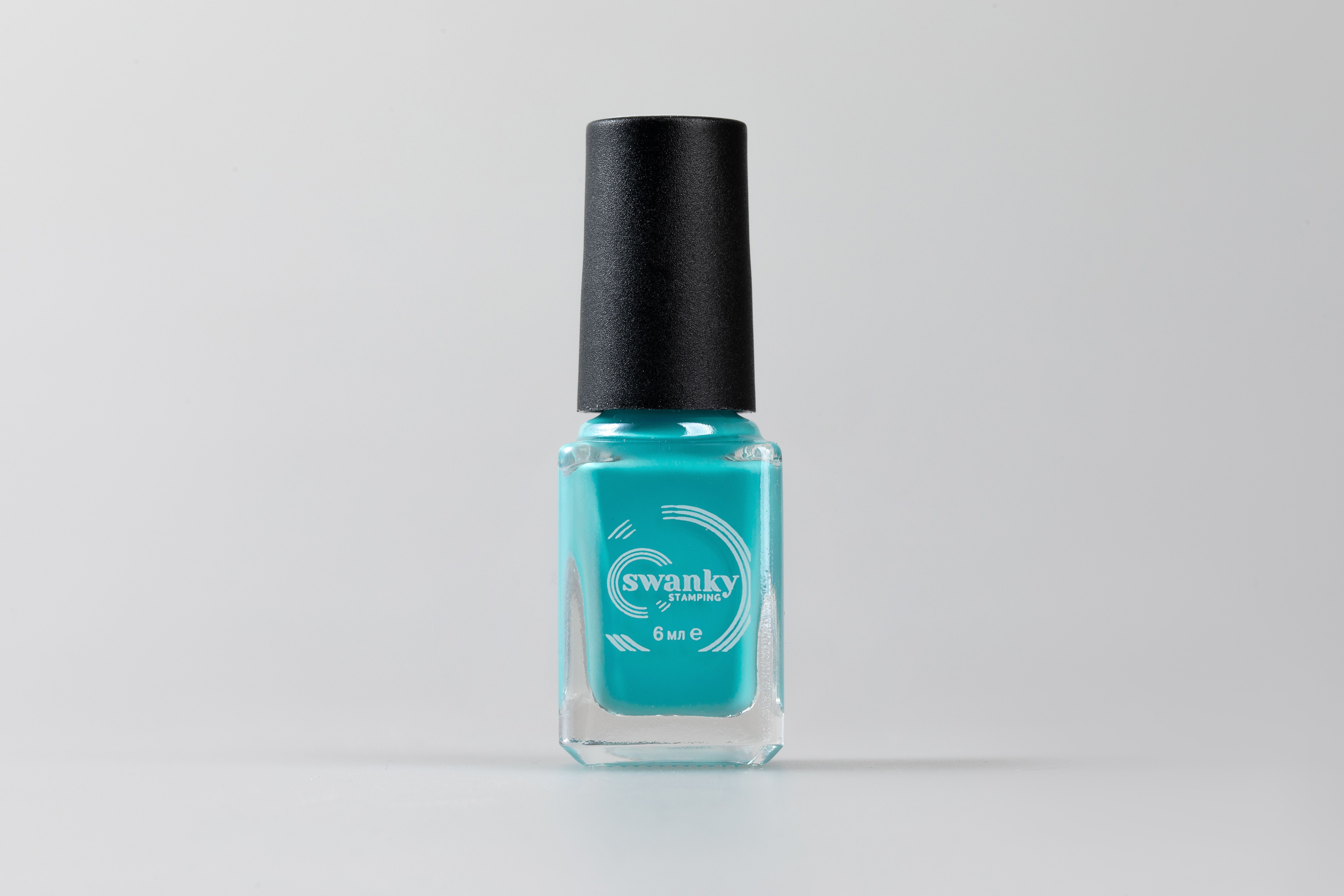 Лак для стемпинга SWANKY STAMPING №S75 бирюзовый 6мл РАСПРОДАЖА
