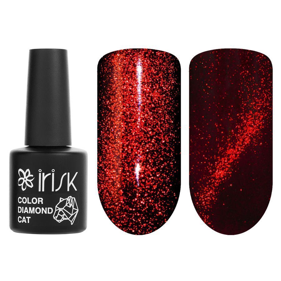 Гель-лак IRISK Color Diamond Cat №037 Ruby Reds Limited 10мл Б/М