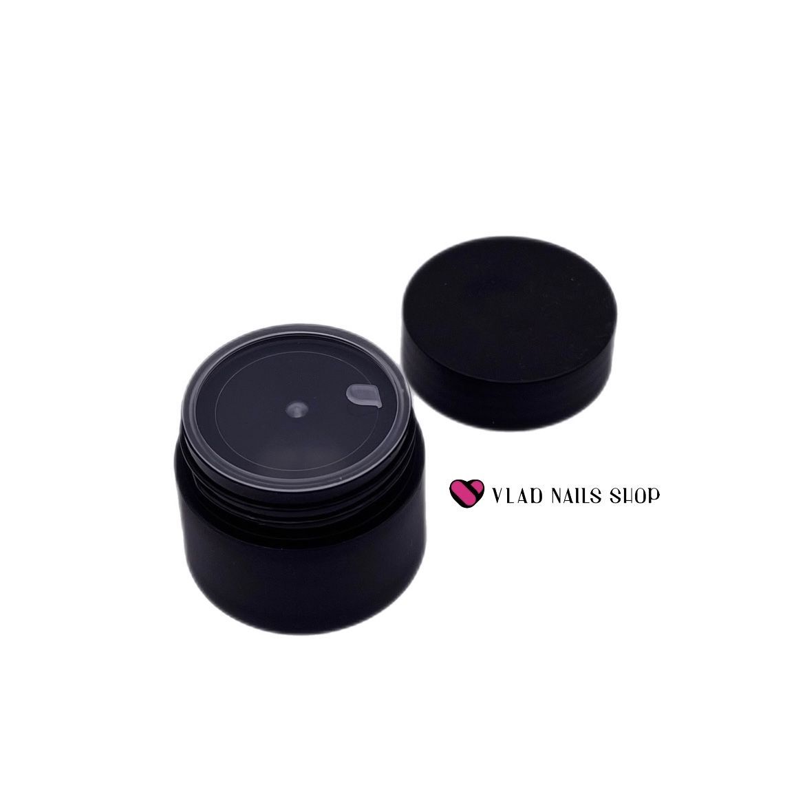 Баночка косметическая чёрная 15ml 